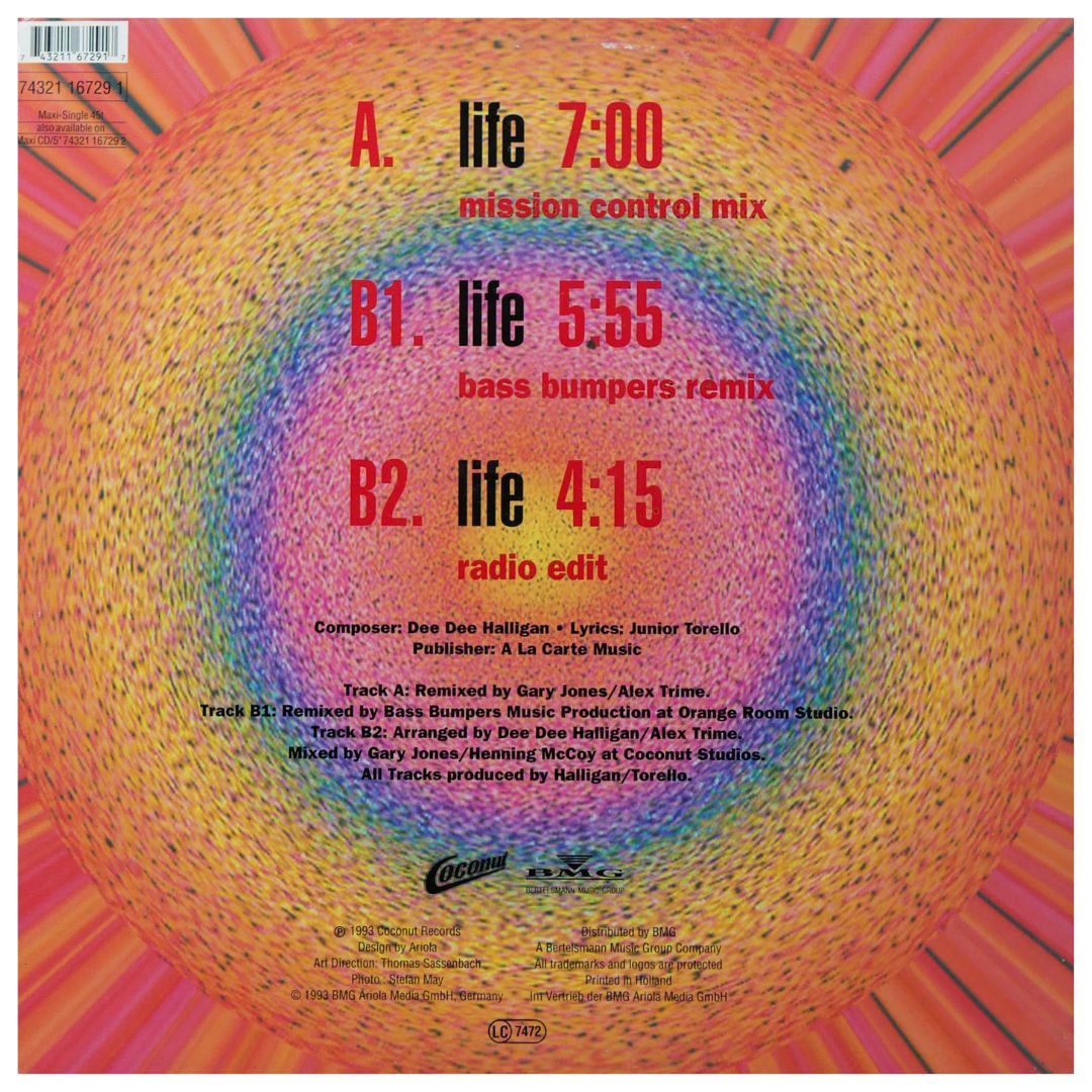 HADDAWAY - LIFE /REMIX | 12" MAXI SINGLE USADO