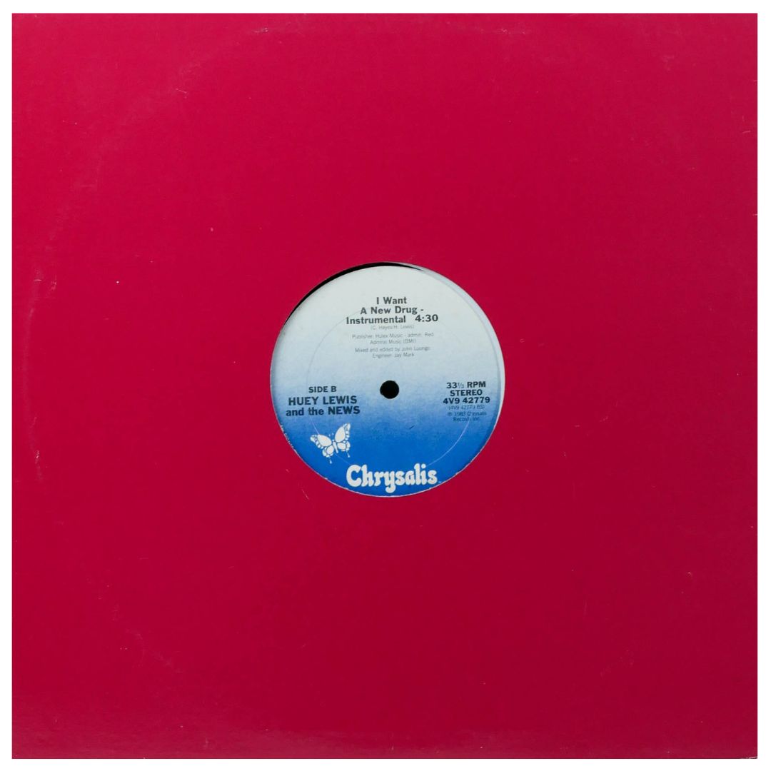 HUEY LEWIS AND THE NEWS - I WANT A NEW DRUG | 12" MAXI SINGLE USADO
