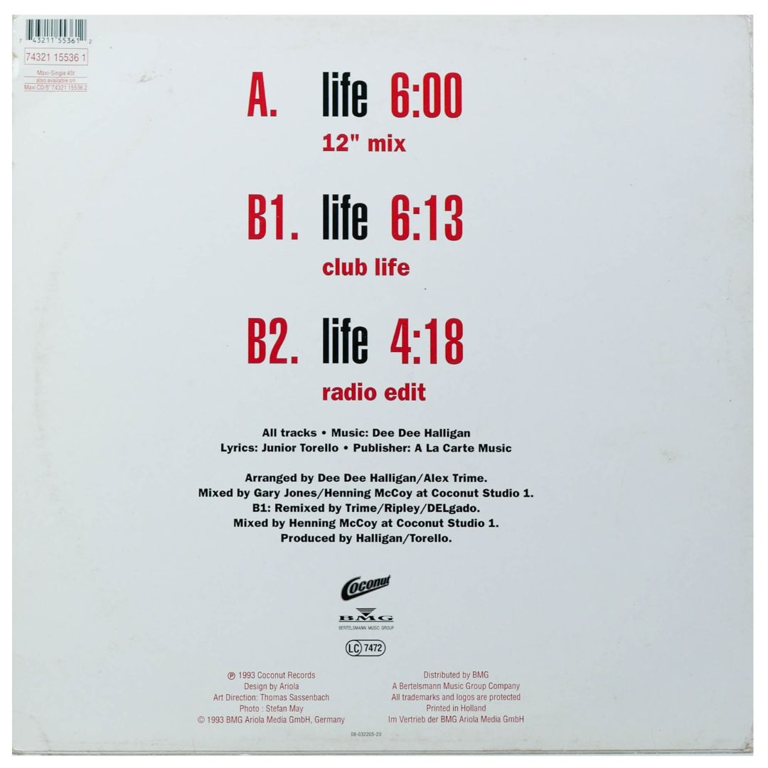 HADDAWAY - LIFE | 12" MAXI SINGLE USADO