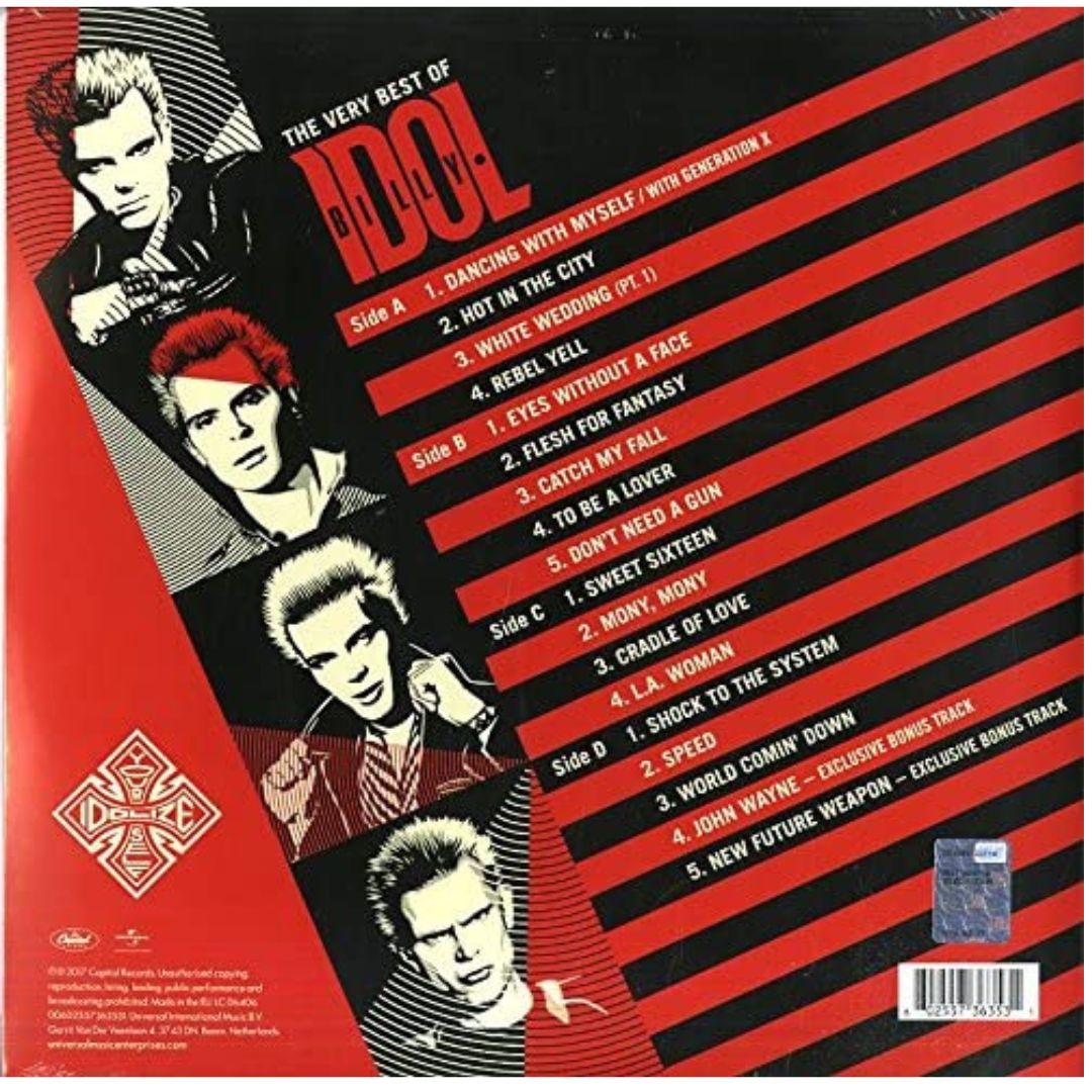 BILLY IDOL - THE VERY BEST IDOLIZE YOURSELF (2LP) | VINILO