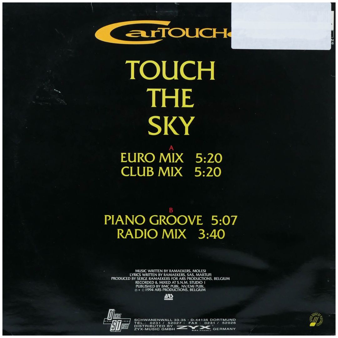 CARTOUCHE - TOUCH THE SKY | 12" MAXI SINGLE USADO