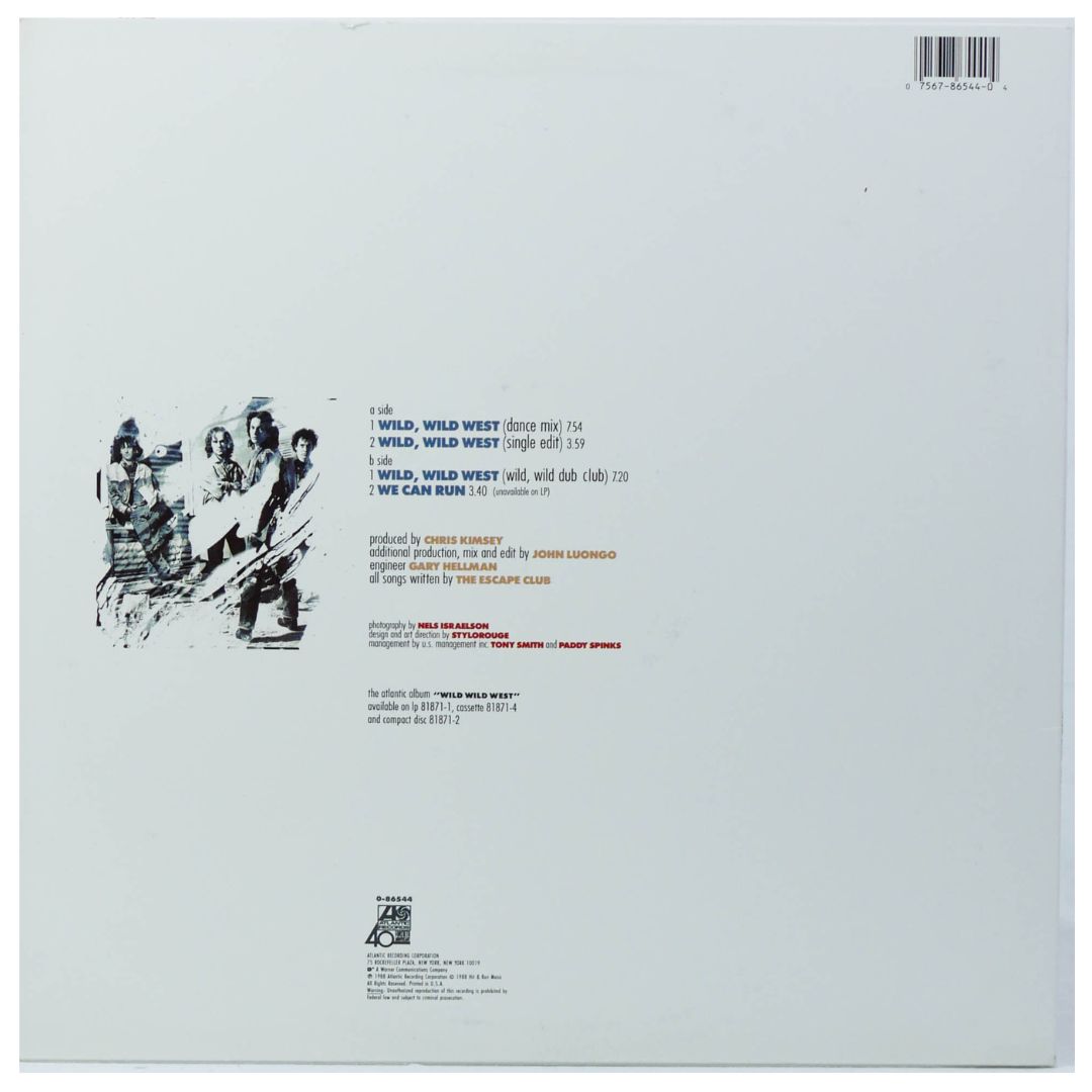 THE ESCAPE CLUB - WILD, WILD WEST | 12" MAXI SINGLE USADO