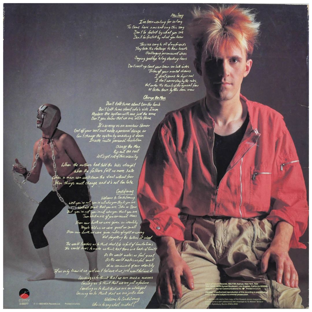HOWARD JONES - NEW SONG | 12" MAXI SINGLE USADO