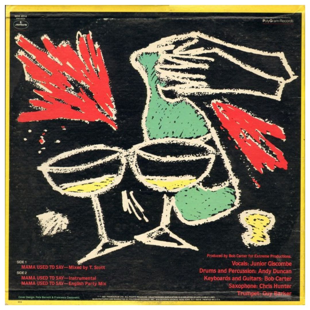JUNIOR - MAMA USED TO SAY | 12" MAXI SINGLE VINILO