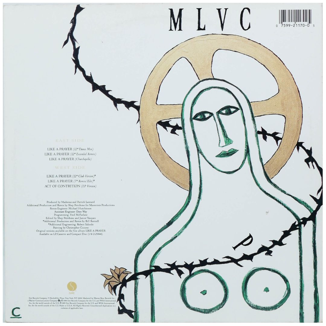 MADONNA - LIKE A PRAYER | 12" MAXI SINGLE USADO