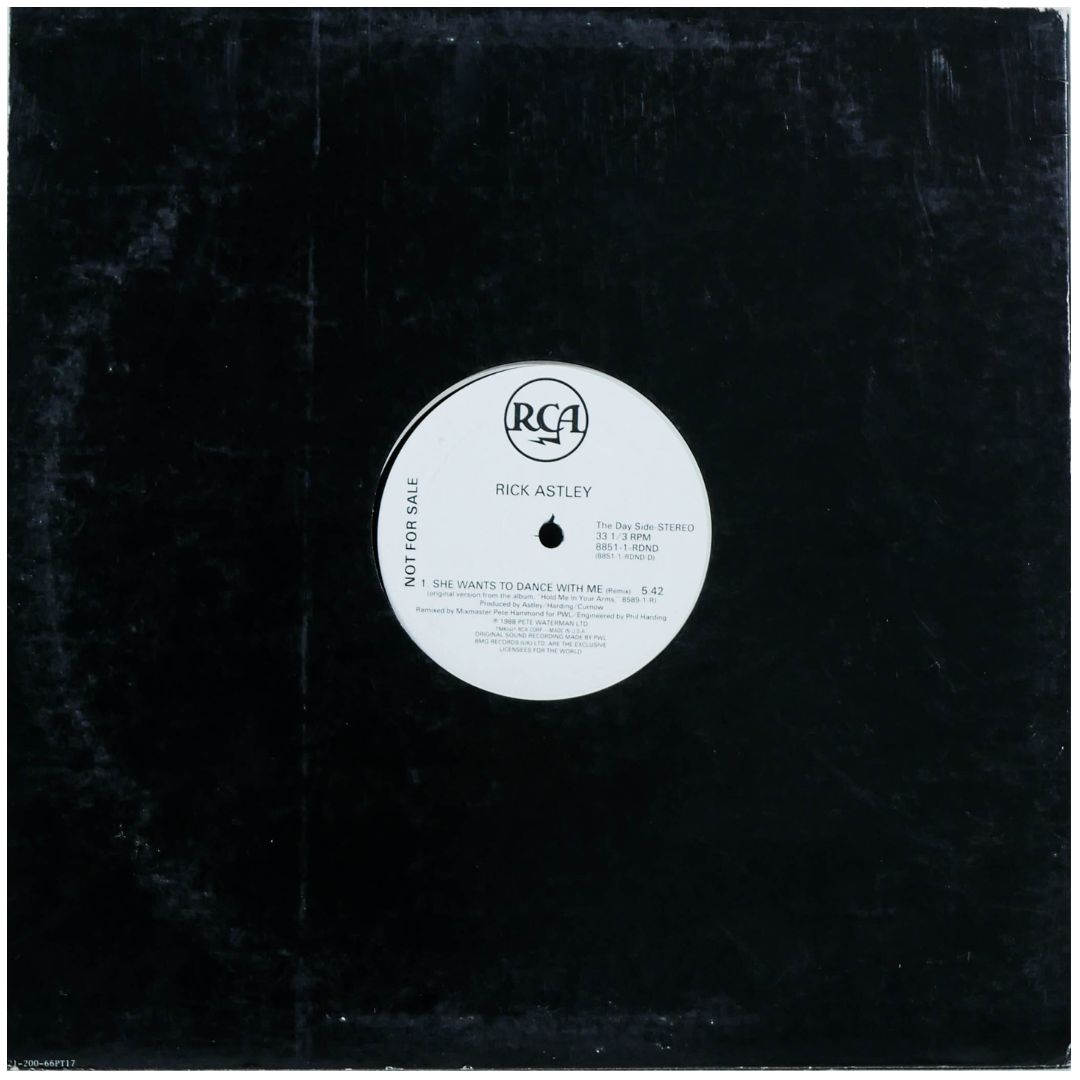 RICK ASTLEY - SHE WANTS TO DANCE WITH ME | 12" MAXI SINGLE USADO