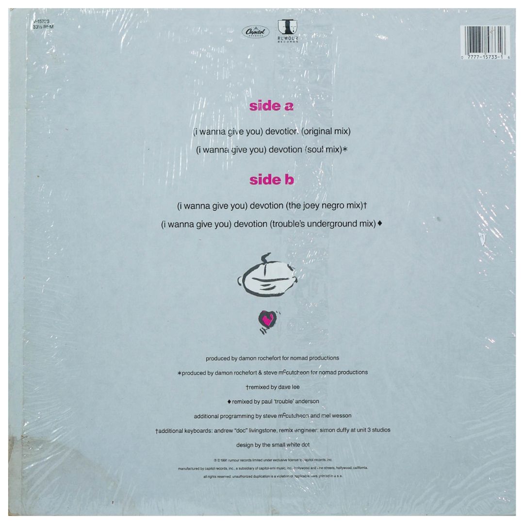 NOMAD - (I WANNA GIVE YOU) DEVOTION | 12" MAXI SINGLE USADO