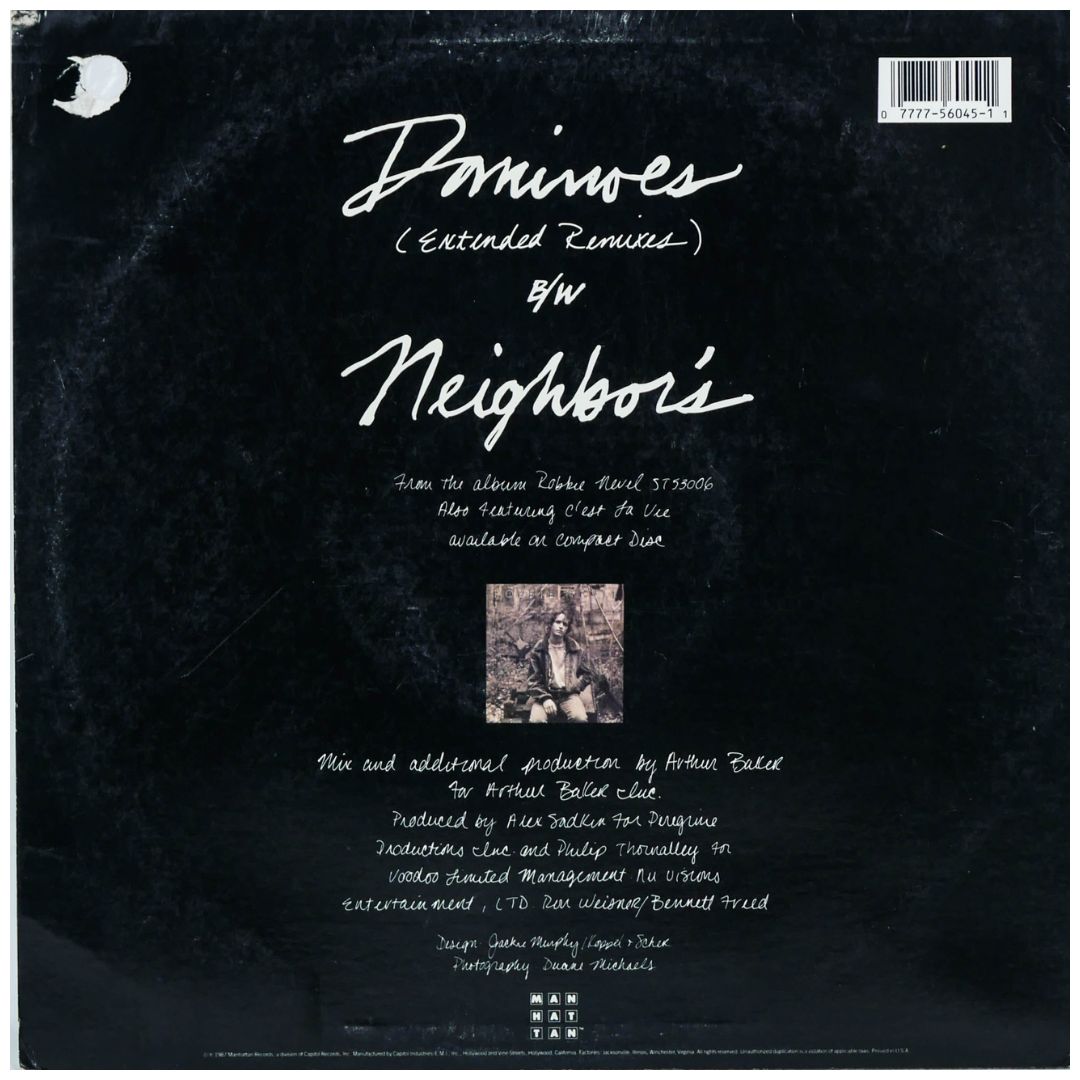 ROBBIE NEVIL - DOMINOES | 12" MAXI SINGLE USADO