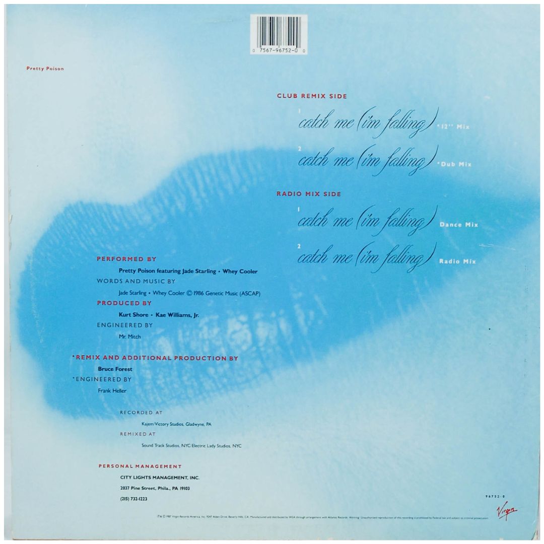 PRETTY POISON - CATCH ME (I'M FALLING) | 12" MAXI SINGLE USADO
