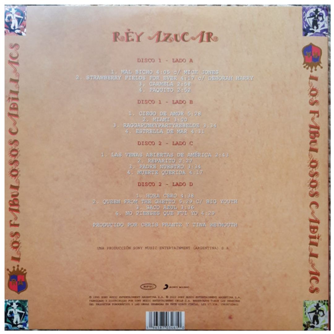 LOS FABULOSOS CADILLACS - REY AZUCAR (2LP) | VINILO