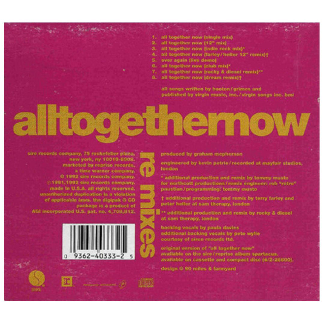 THE FARM - ALL TOGETHER NOW | CD SINGLE USADO