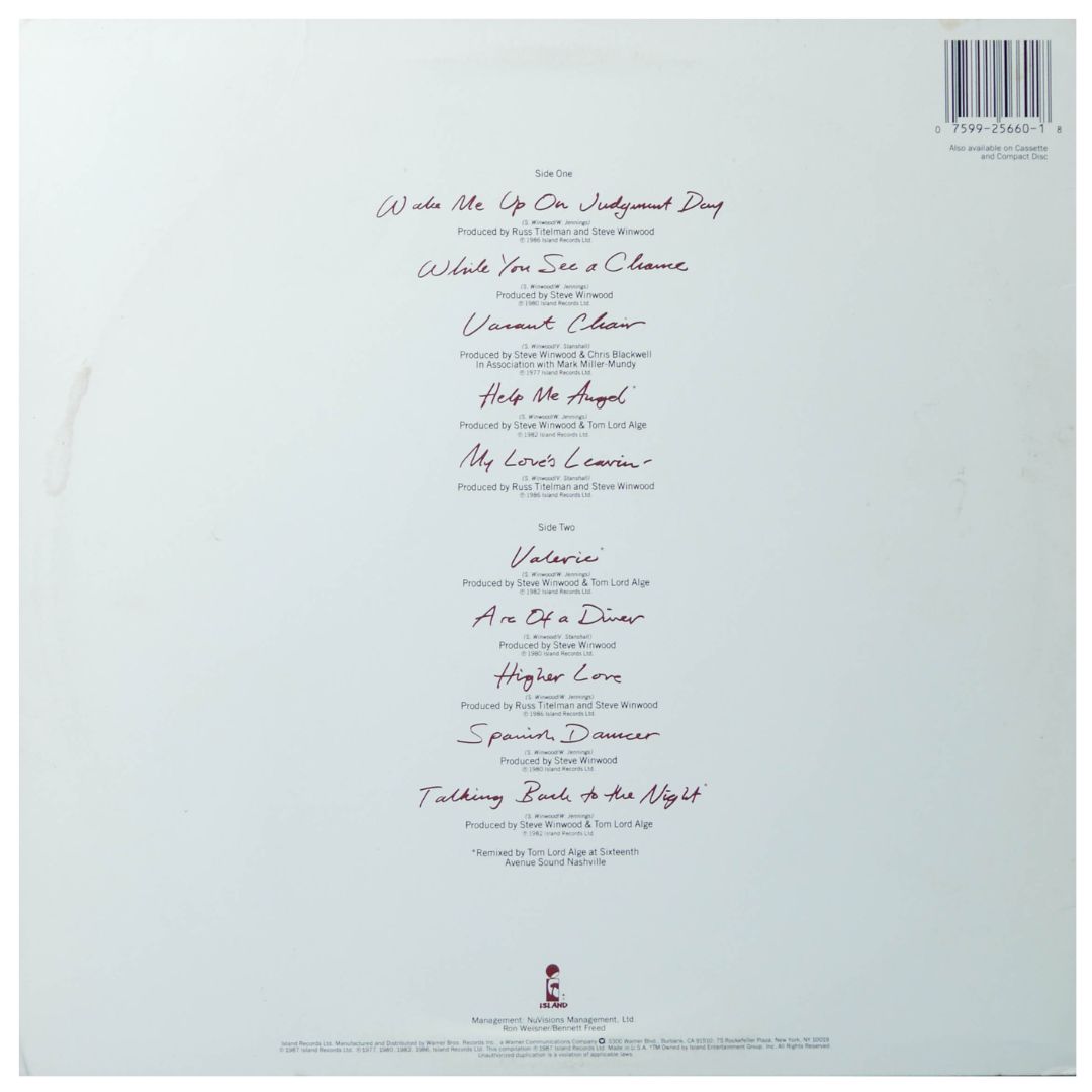 STEVE WINWOOD - CHONICLES | VINILO USADO