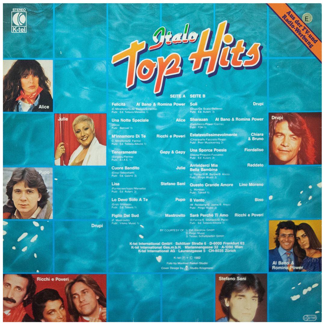 ITALO TOP HITS - VARIOUS ARTIST | VINILO USADO