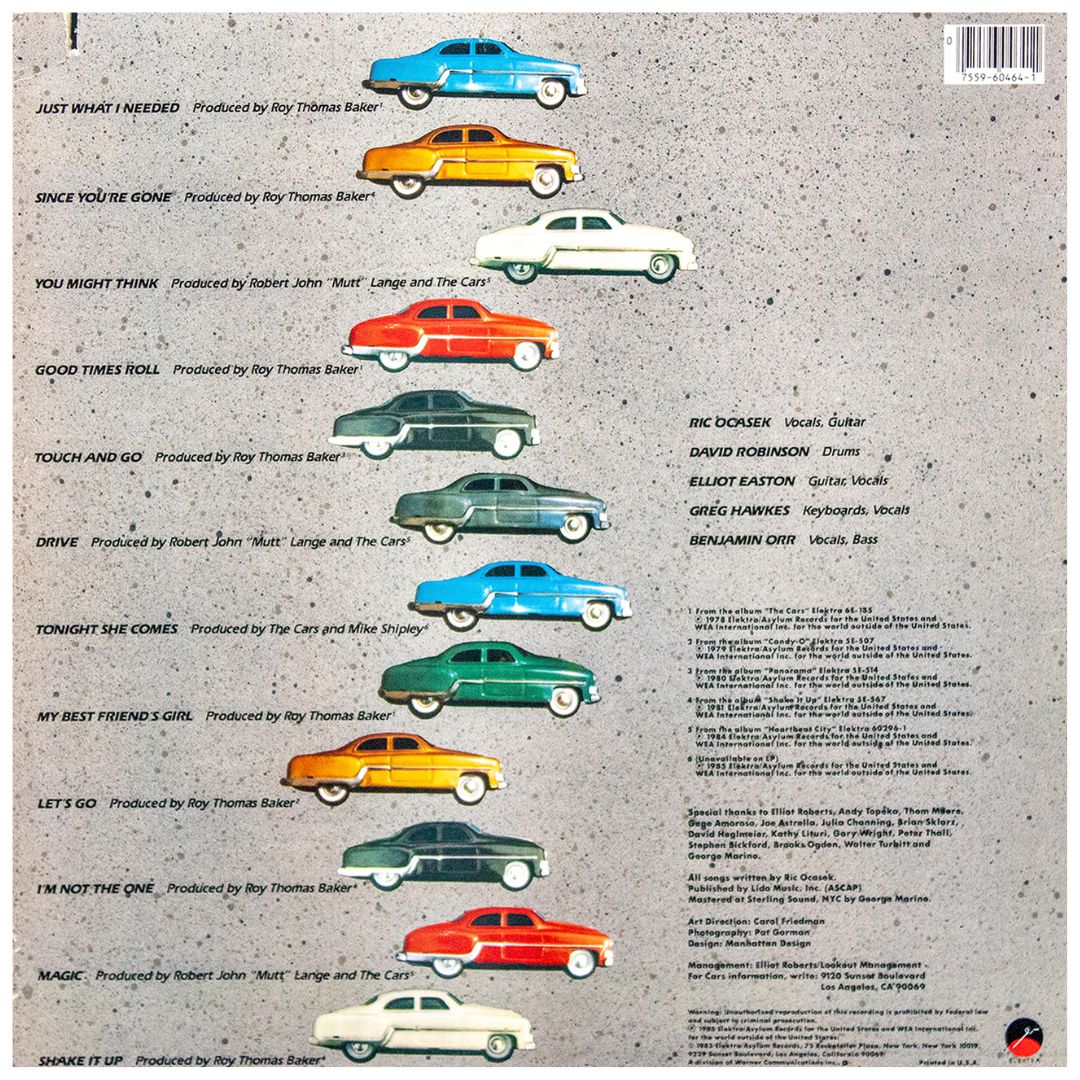 CARS - GREATEST HITS | VINILO USADO