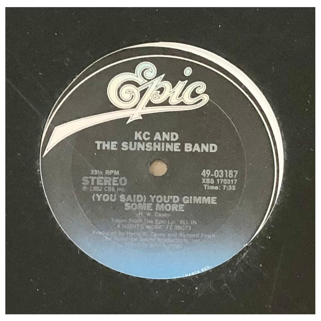 KC - (YOU SAID) YOU'D GIMME SOME MORE | 12" MAXI SINGLE VINILO