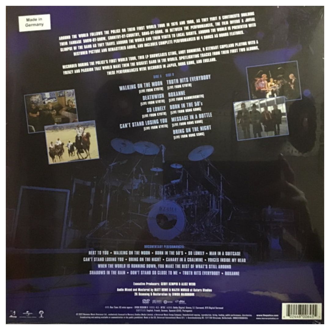 POLICE - AROUND THE WORLD (LP+DVD) | VINILO