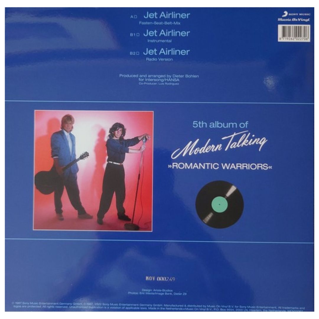 MODERN TALKING - JET AIRLINER | 12" MAXI SINGLE VINILO