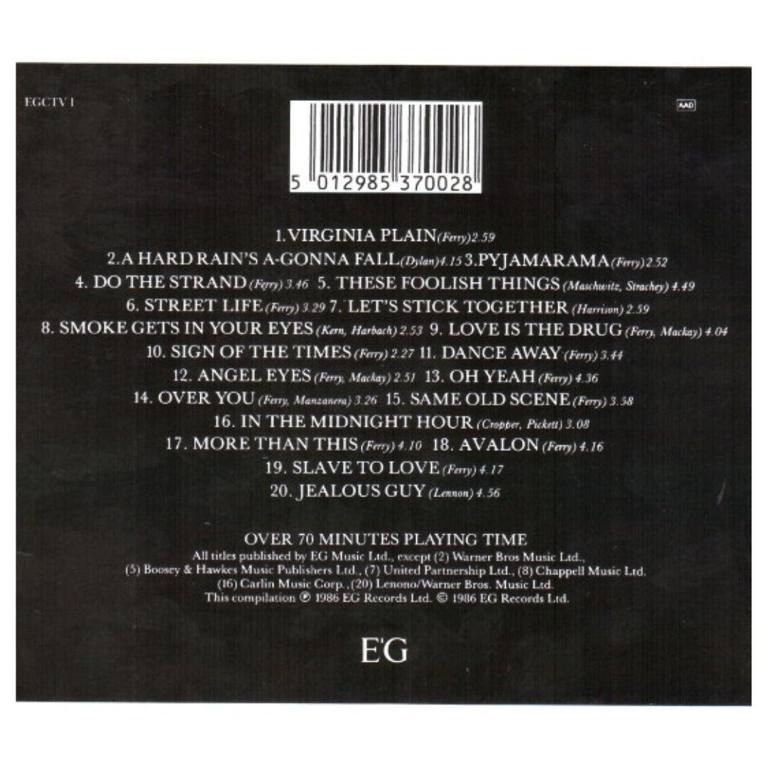 BRYAN FERRY & ROXY MUSIC - STREET LIFE: 20 GREAT HITS | CD
