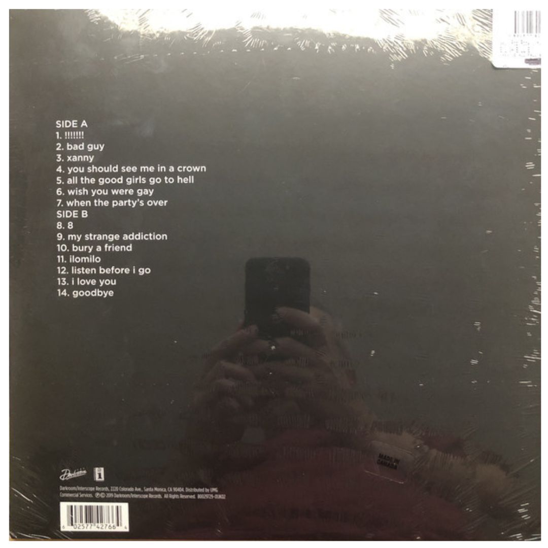BILLIE EILISH - WHEN WE ALL FALL ASLEEP...WHERE DO WE GO? | VINILO