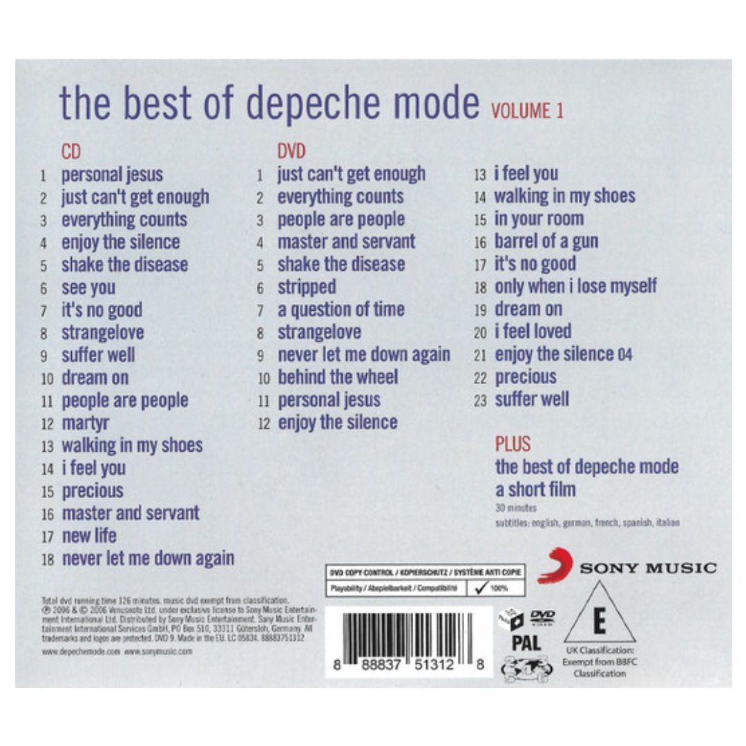 DEPECHE MODE - BEST OF VOL.1 (CD+DVD) | CD