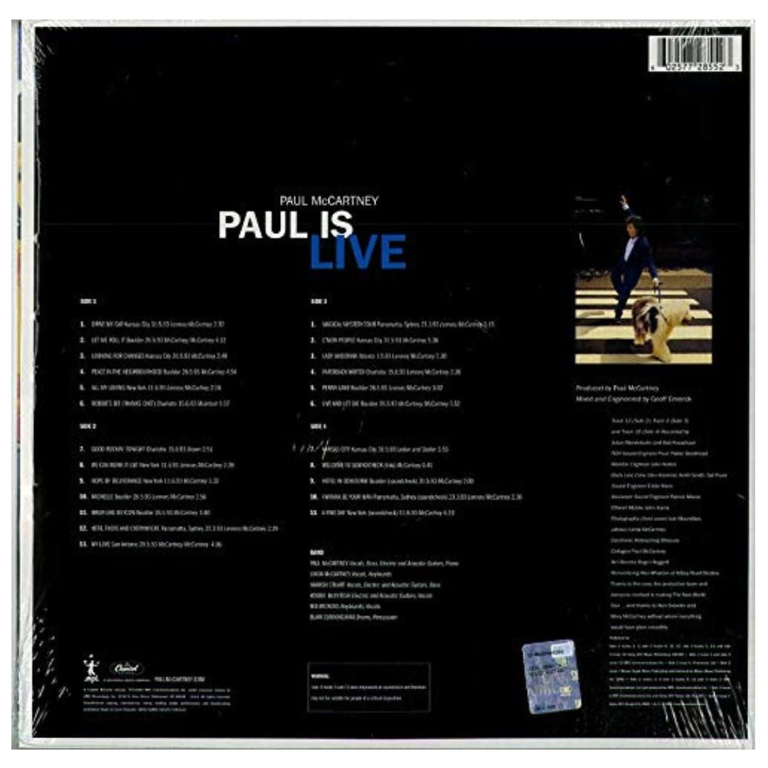 PAUL McCARTNEY - PAUL IS LIVE (2LP) | VINILO