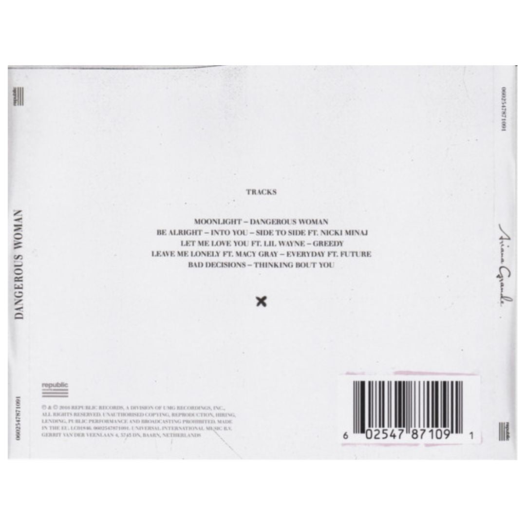 ARIANA GRANDE - DANGEROUS WOMAN | CD