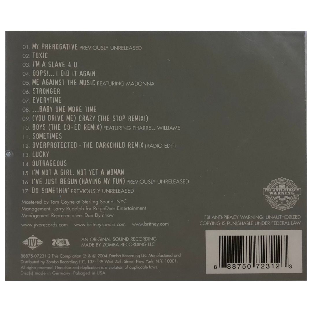 BRITNEY SPEARS - MY PREROGATIVE GREATEST HITS | CD