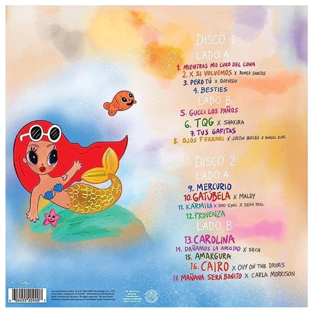 KAROL G - MAÑANA SERA BONITO (2LP) (CLEAR VINYL) | VINILO