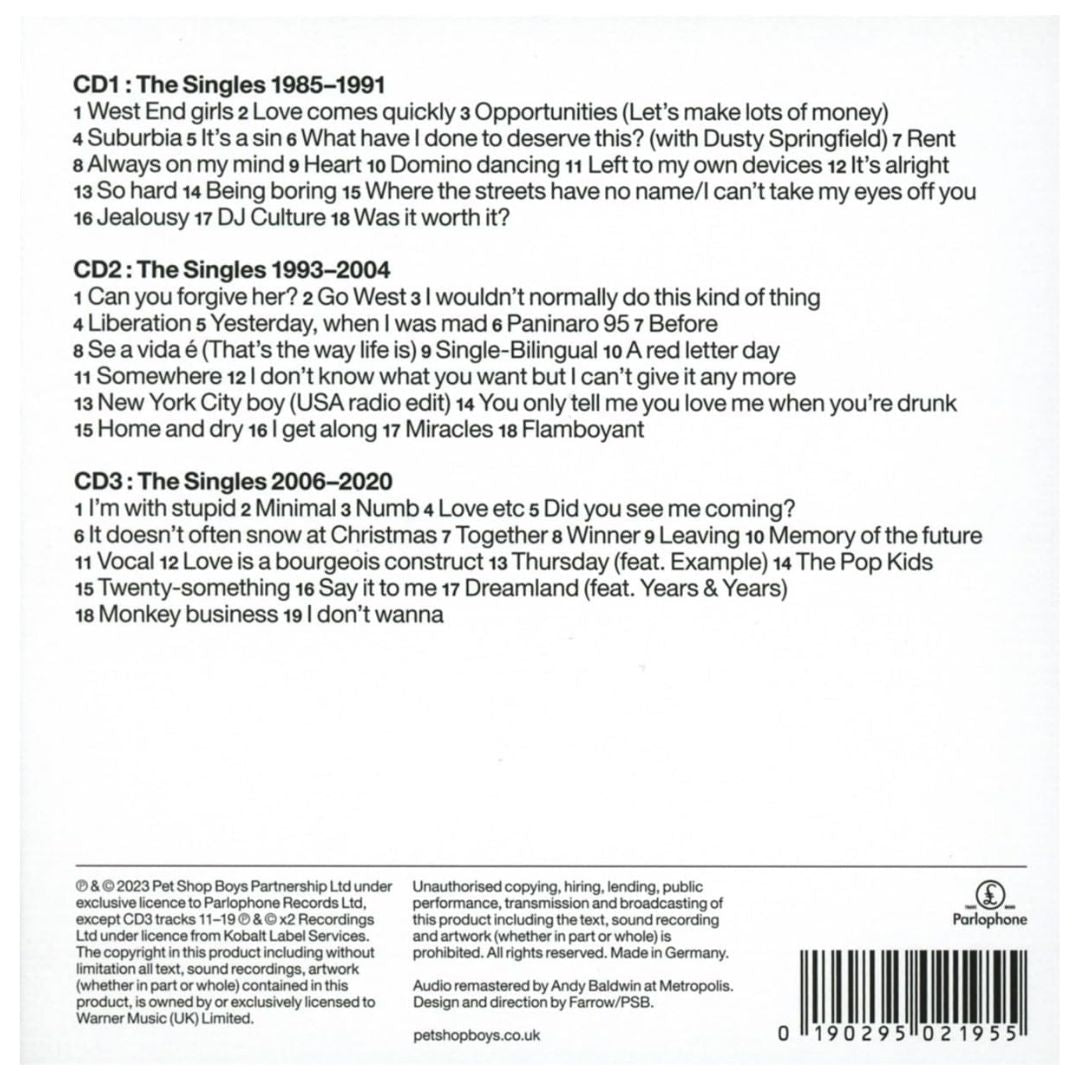 PET SHOP BOYS - SMASH THE SINGLES 1985-2020 (3CD)(2023) | CD