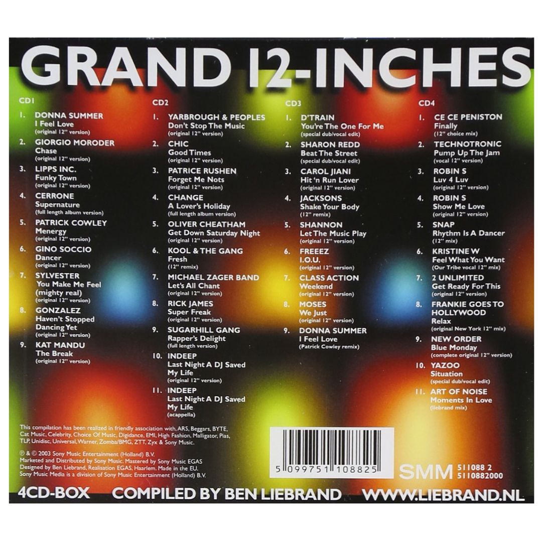 GRAND 12 INCHES - 8O"S 12 INCHES (4CD) | CD