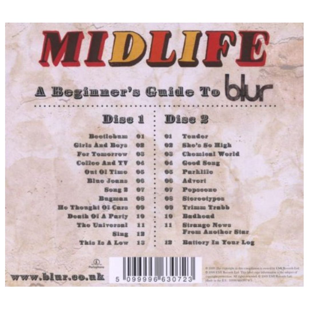 BLUR - MIDLIFE A BEGINNER'S GUIDE TO BLUR (2CD) | CD