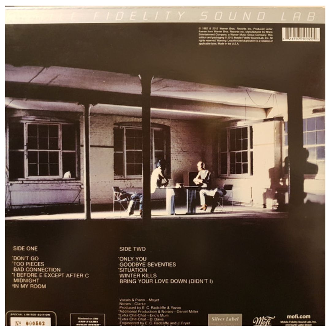 YAZOO - UPSTAIRS AT ERIC'S (LTD EDITION) | VINILO