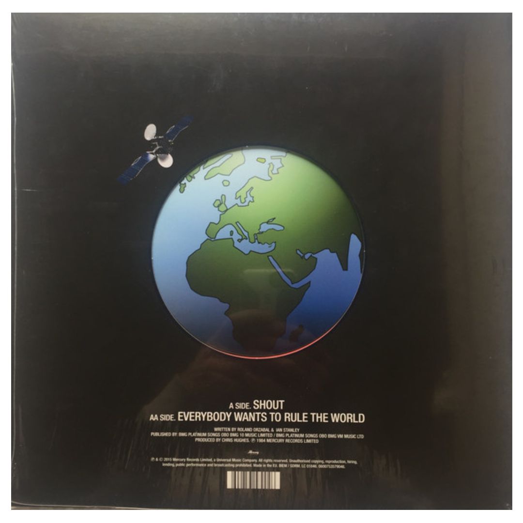 TEARS FOR FEARS - SHOUT/EVERYBODY WANTS TO RULE THE WORLD | 12" MAXI SINGLE VINILO