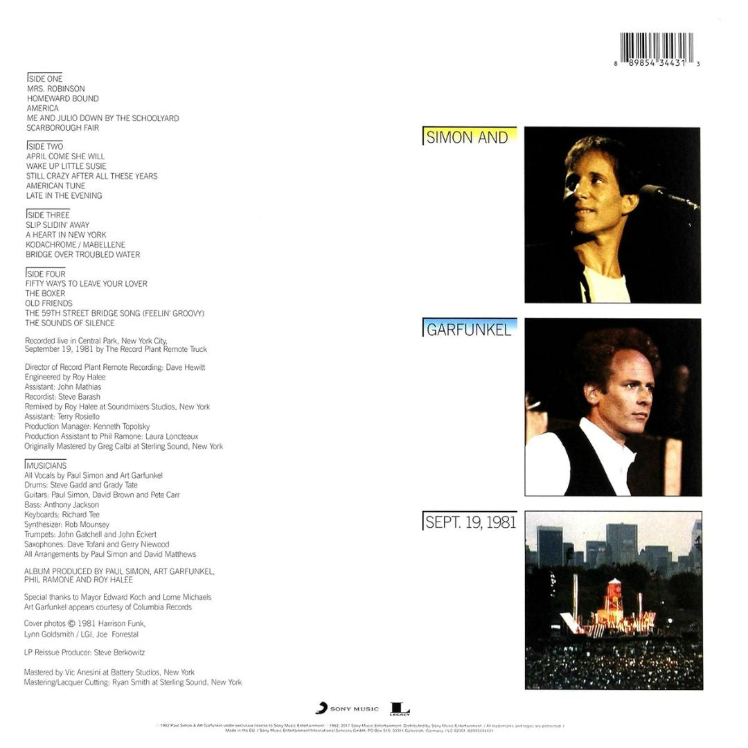 SIMON & GARFUNKEL - CONCERT IN CENTRAL PARK (2LP) | VINILO