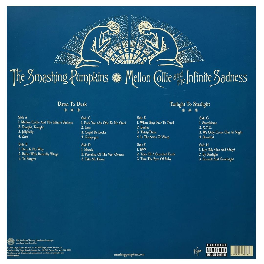 SMASHING PUMPKINS - MELLON COLLIE & INFINITE SADNESS (4LP) | VINILO