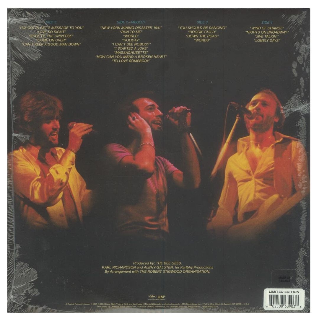 BEE GEES - HERE AT LAST... BEE GEES LIVE (2LP) | VINILO