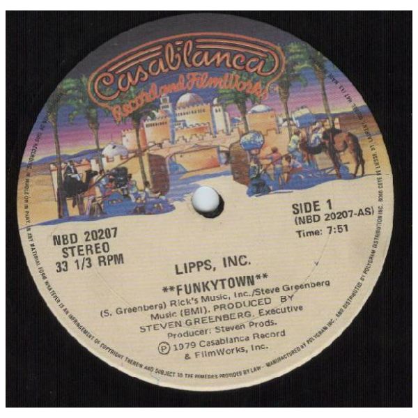 LIPPS, INC. - FUNKYTOWN | 12" MAXI SINGLE USADO