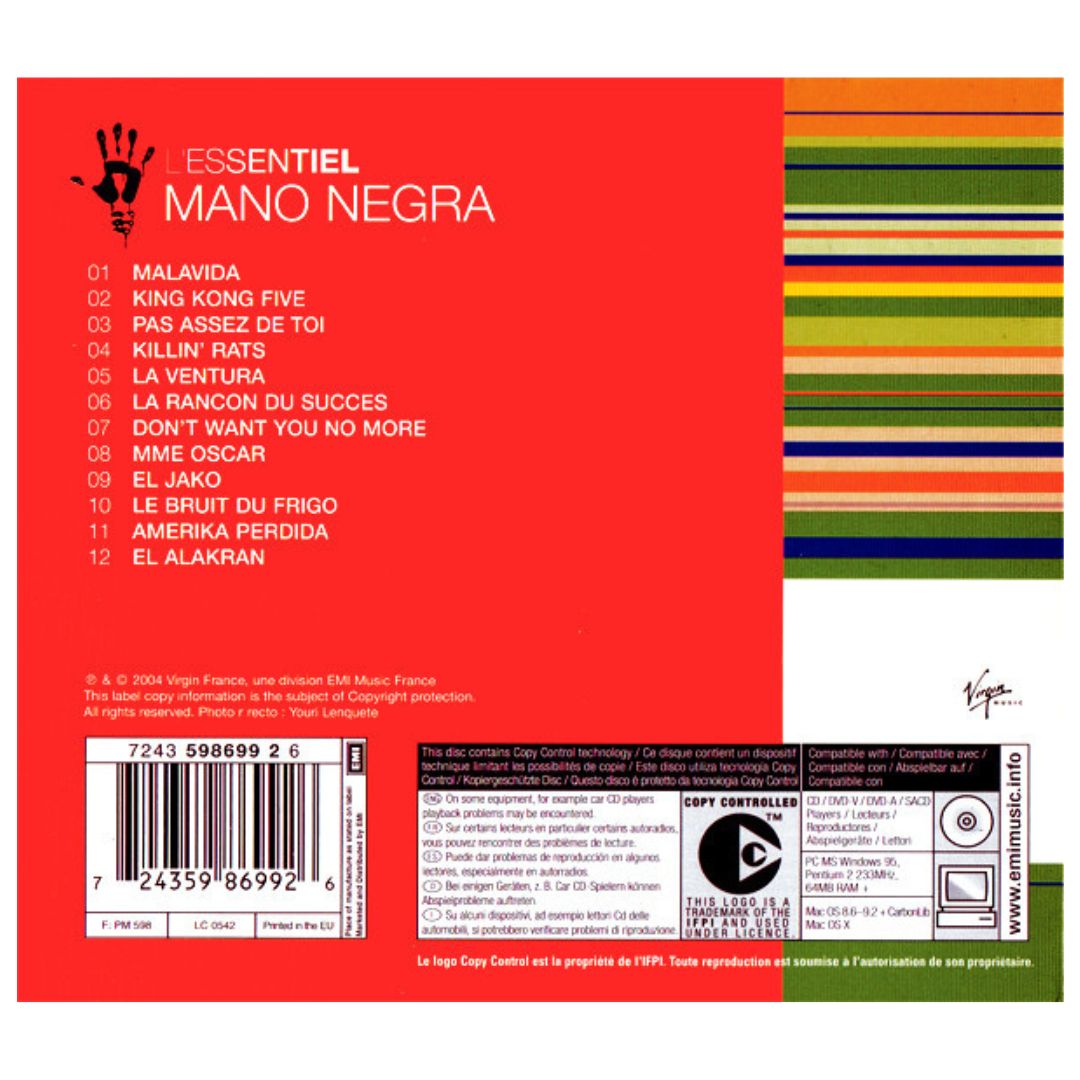 MANO NEGRA - L'ESSENTIEL | CD