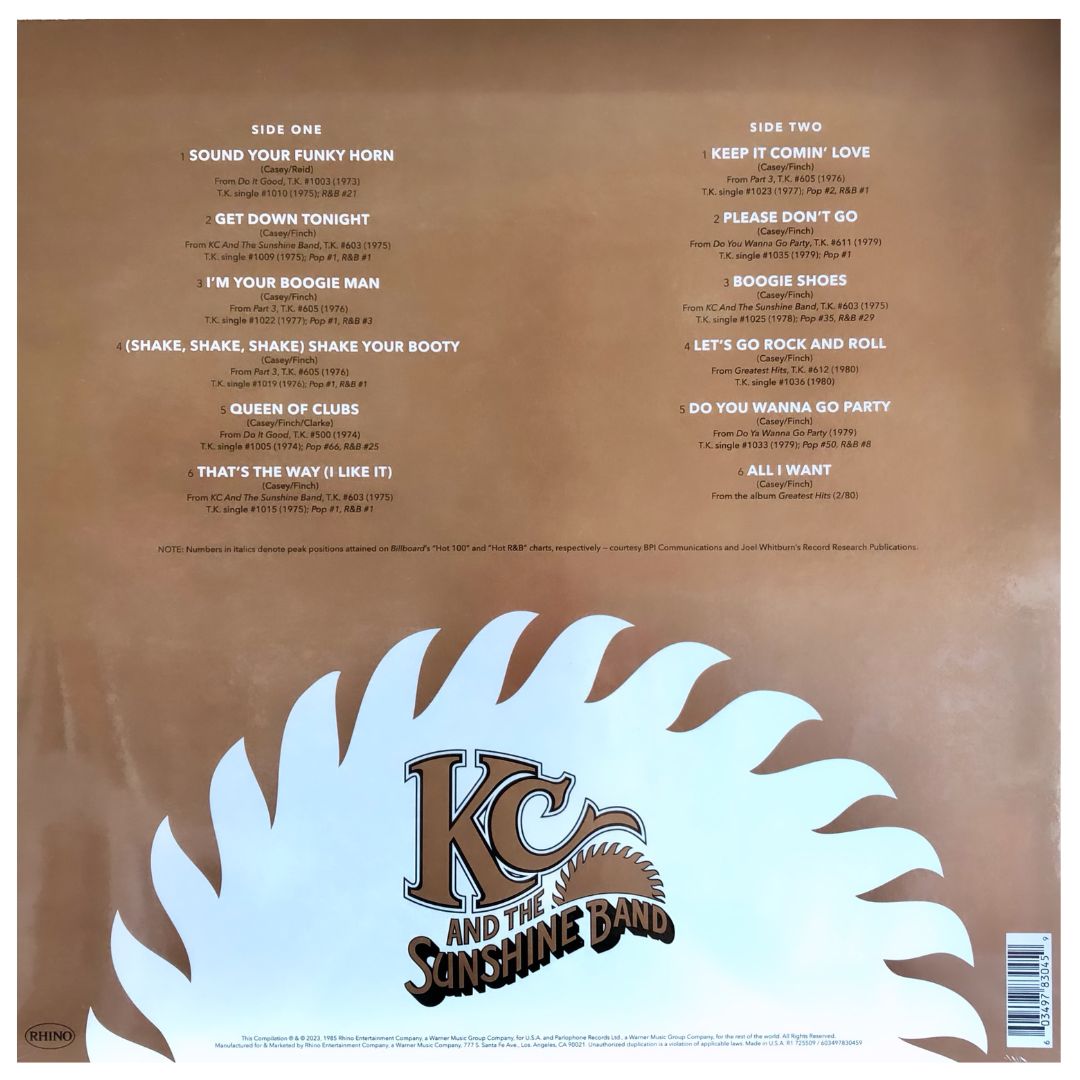 KC & THE SUNSHINE BAND - BEST OF | VINILO