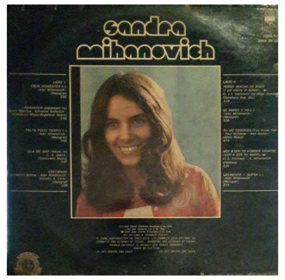 SANDRA MIHANOVICH - SANDRA MIHANOVICH | VINILO
