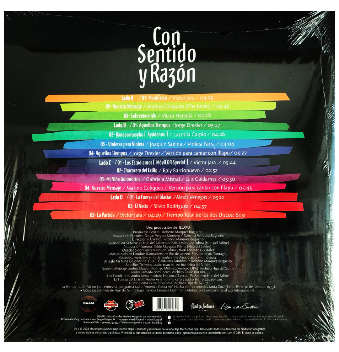 ILLAPU - CON SENTIDO Y RAZON | VINILO ABIERTO