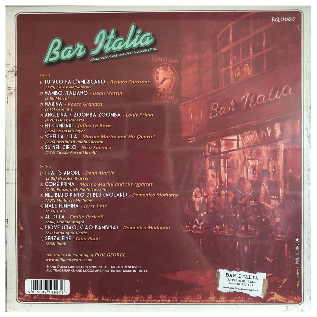BAR ITALIA - ITALIAN AMERICAN CLASSICS | VINILO