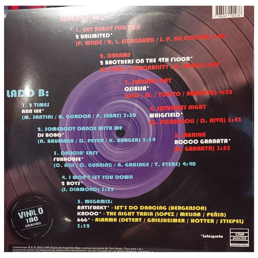90'S NIGHT OF DANCE - VARIOS ARTISTAS | VINILO