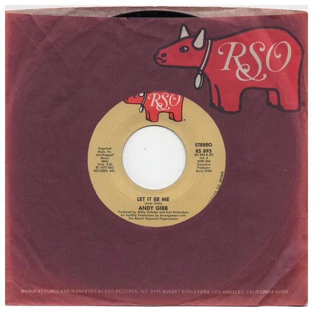 ANDY GIBB - SHADOW DANCING | 7" SINGLE VINILO USADO