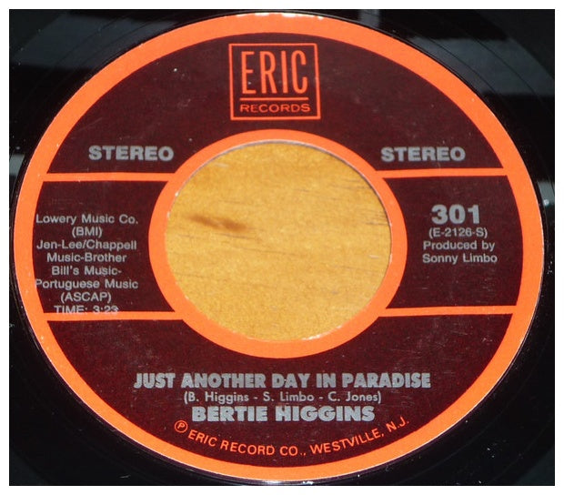 BERTIE HIGGINS - KEY LARGO | 7" SINGLE VINILO USADO