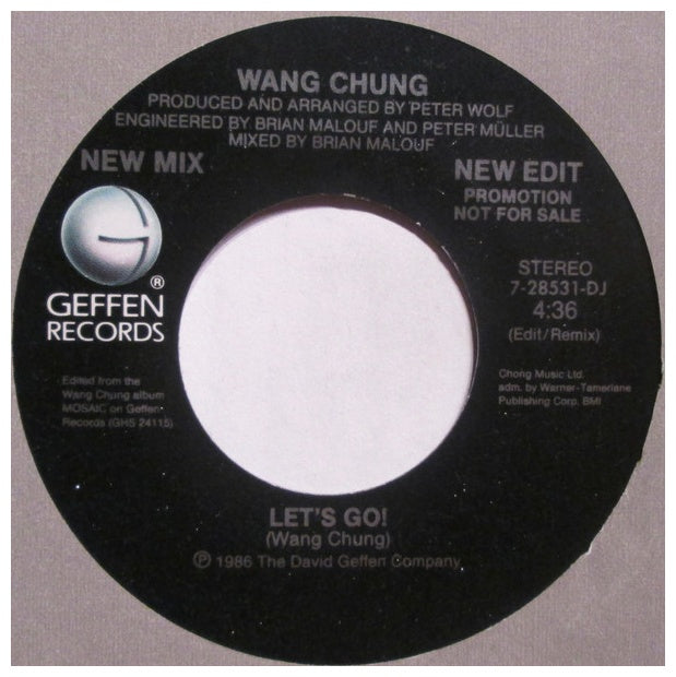 WANG CHUNG - LET'S GO | 7" SINGLE VINILO USADO