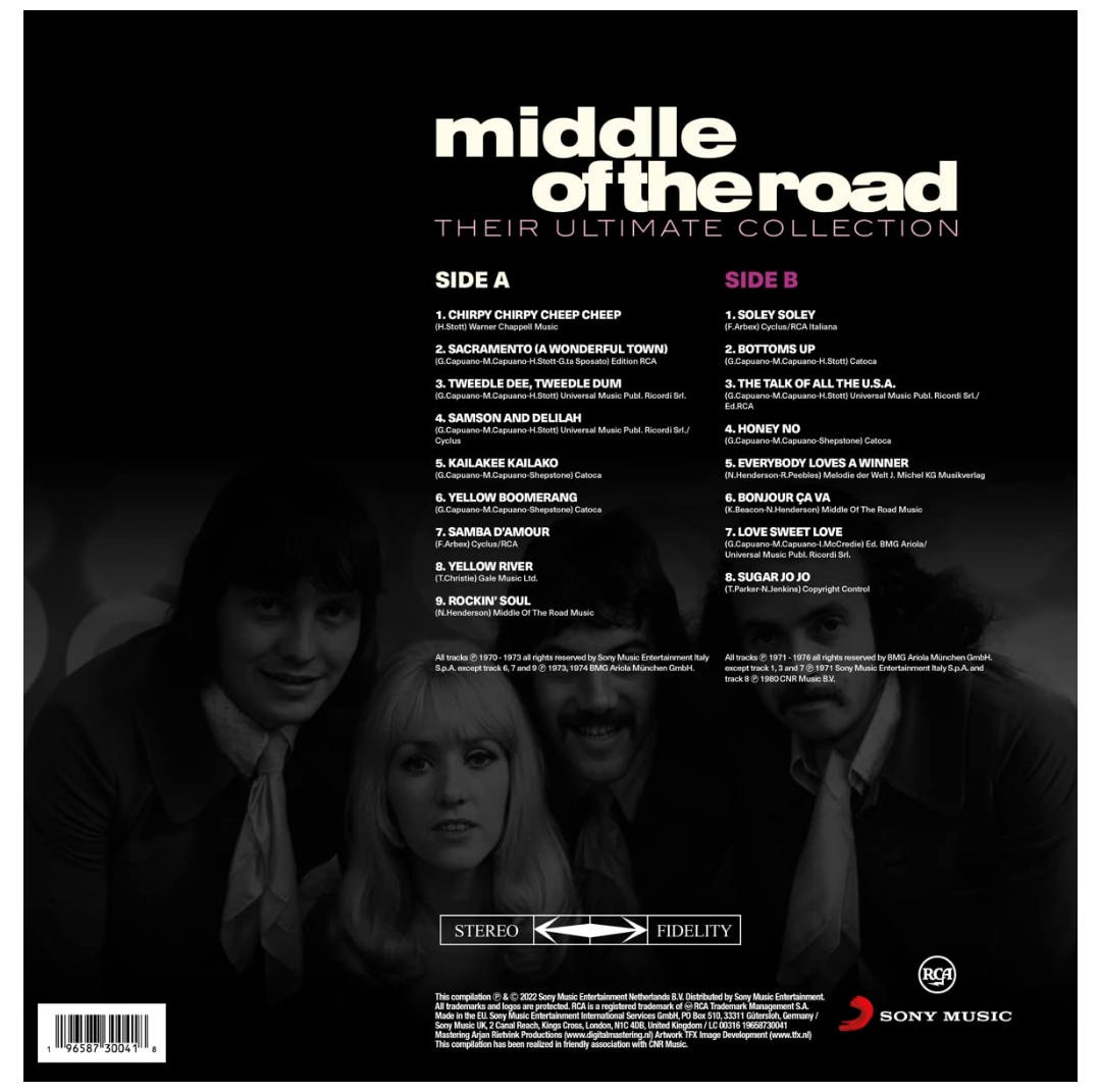 MIDDLE OF THE ROAD - THEIR ULTIMATE COLLECTION | VINILO