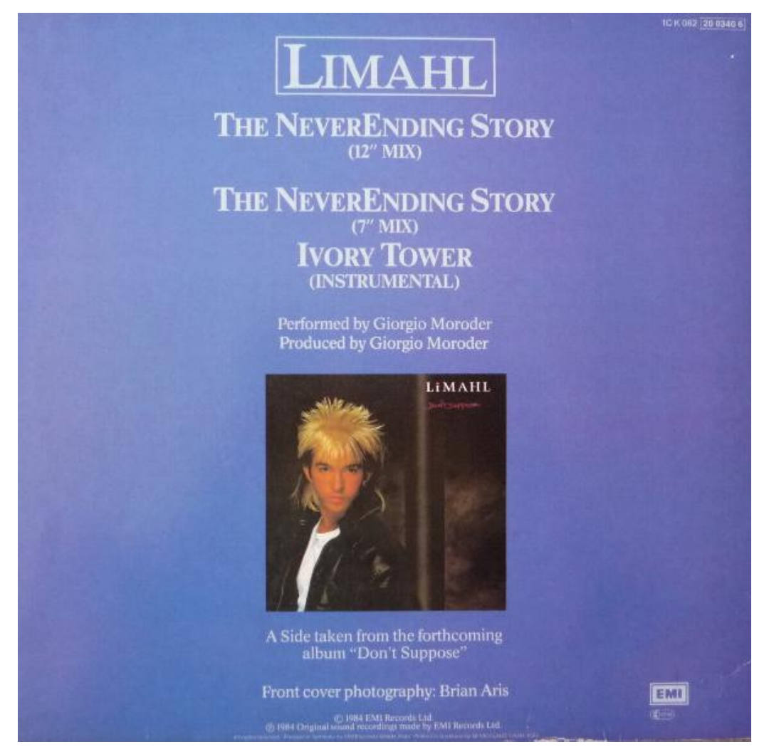 LIMAHL - THE NEVER ENDING STORY | 12" MAXI SINGLE USADO