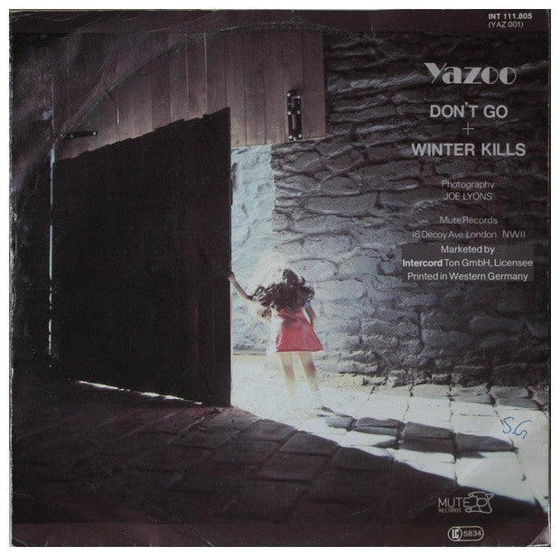 YAZOO - DON'T GO | 7" SINGLE USADO