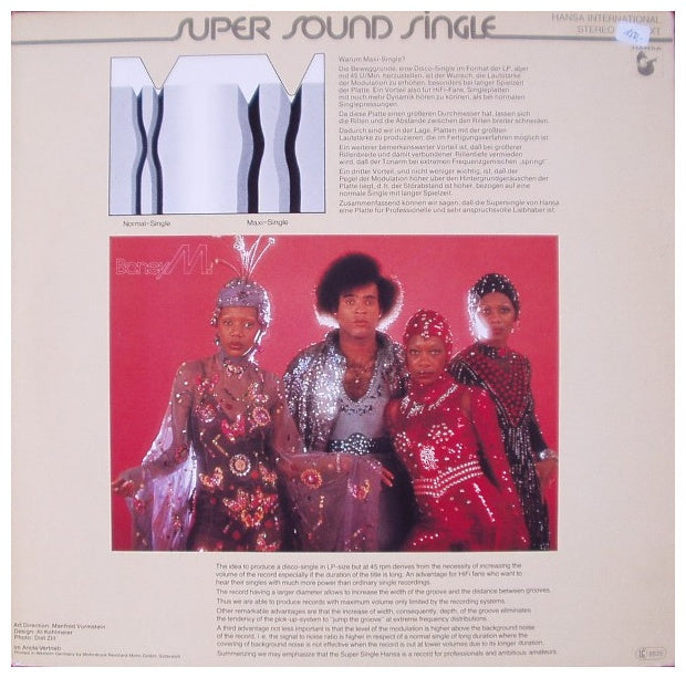 BONEY M - RASPUTIN | 12" MAXI SINGLE USADO